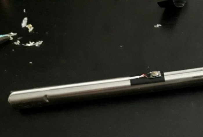 Телескопична дръжка на сондата с магнит и подсветка