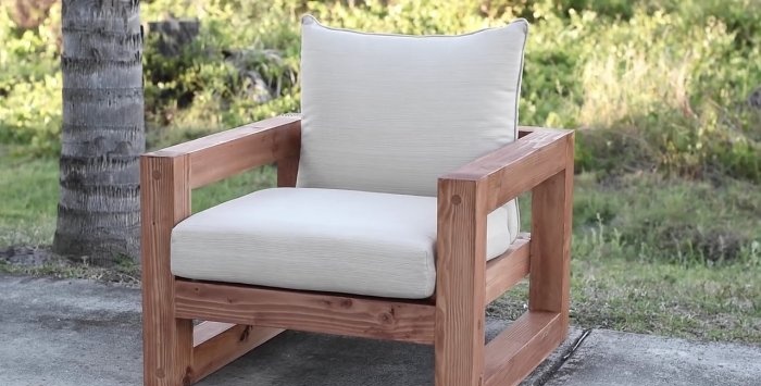 Cómo hacer una silla de campo moderna con tus propias manos.