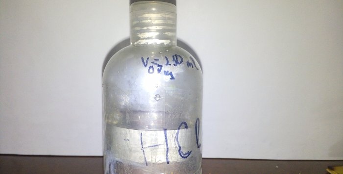 Elaboració d'àcid clorhídric a casa