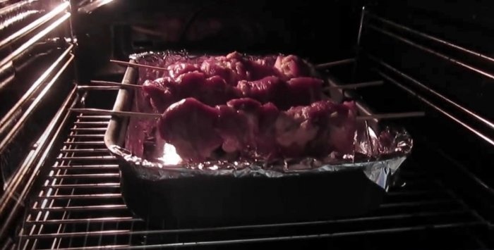 Šiški kebab u pećnici na ugljenu