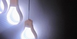 Koka lampas formas lampa