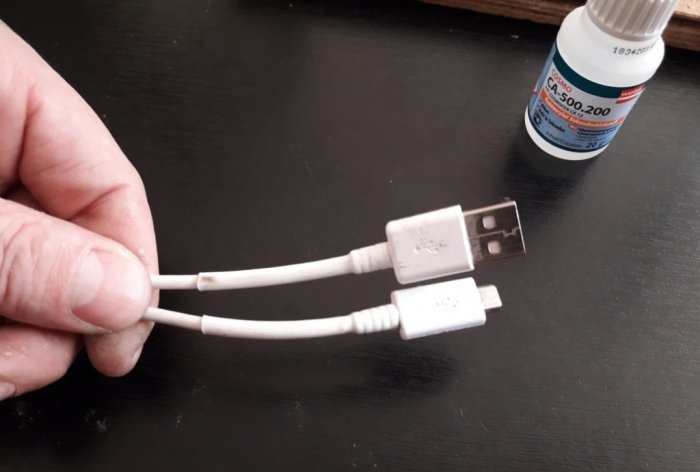 Reparation af USB Micro USB-kabel