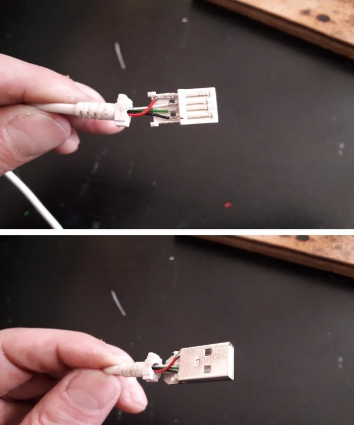 Riparazione del cavo USB micro USB