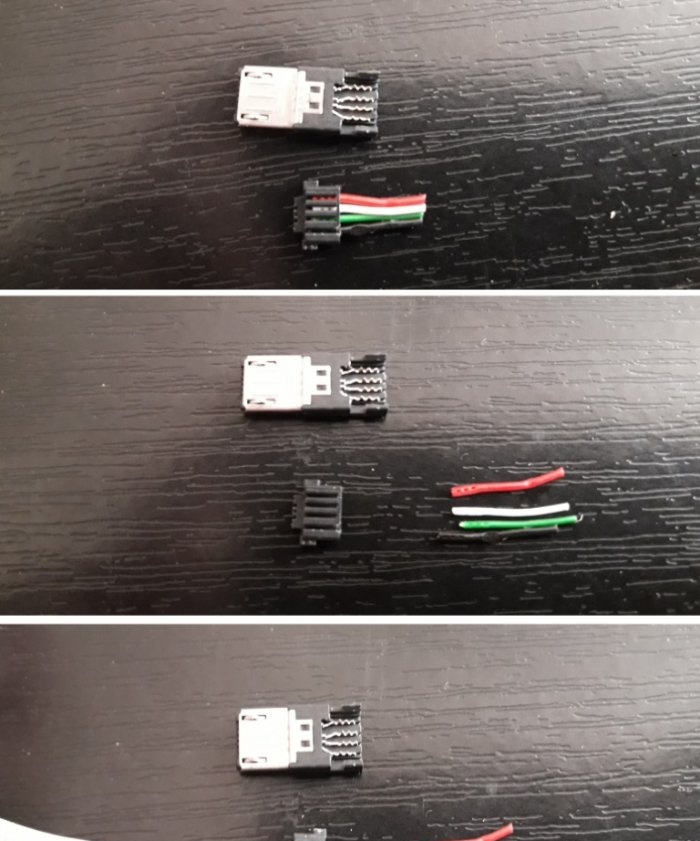 การซ่อมแซมสายเคเบิล USB Micro USB