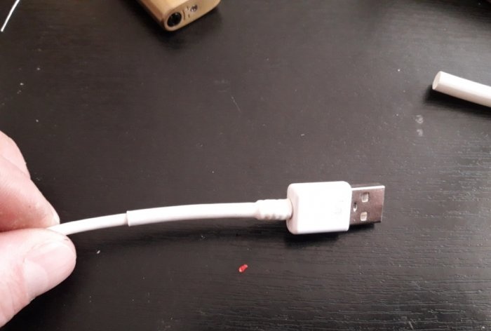 Reparatie van USB-micro-USB-kabel