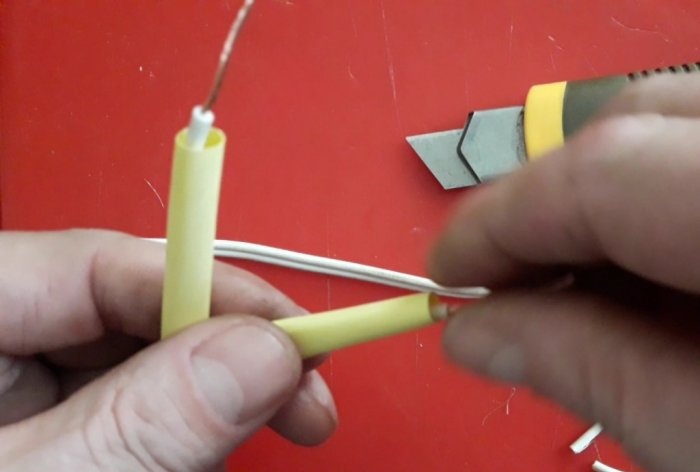 Het draaien van draden zonder solderen die niet kapot kunnen gaan