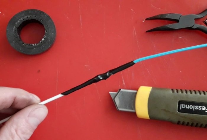 Het draaien van draden zonder solderen die niet kapot kunnen gaan