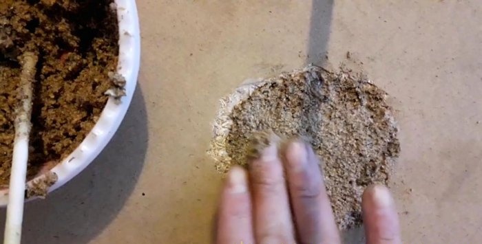 How to repair a hole in chipboard