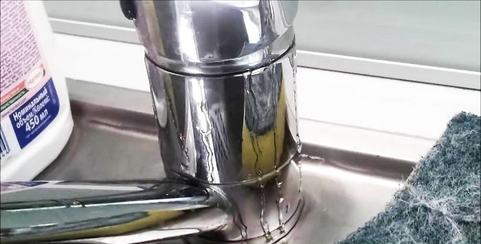 Il rubinetto perde, riparazione di un miscelatore monocomando