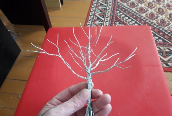 DIY dirbtinis bonsai medis