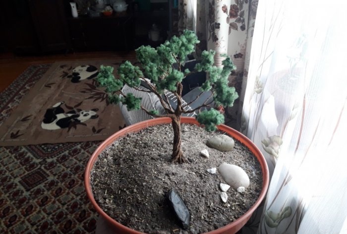 DIY kunstigt bonsai træ