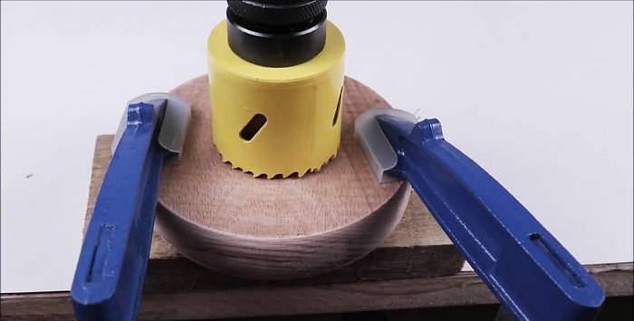 Drill attachment for milling wood products
