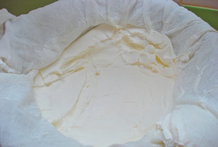 Homemade cottage cheese