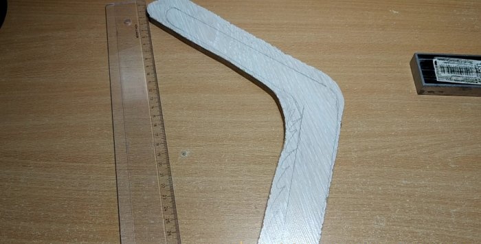 Boomerang from leftover laminate