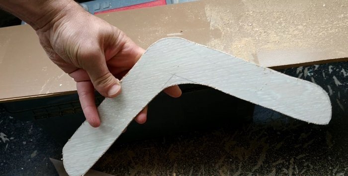 Boomerang from leftover laminate