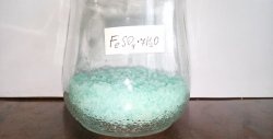 Een snelle manier om ferrosulfaat uit kunstmest te verkrijgen