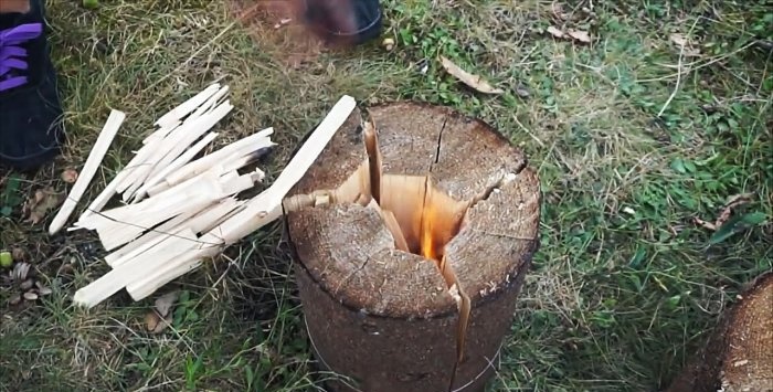 ثلاثة خيارات لصنع شمعة فنلندية من جذوع الأشجار