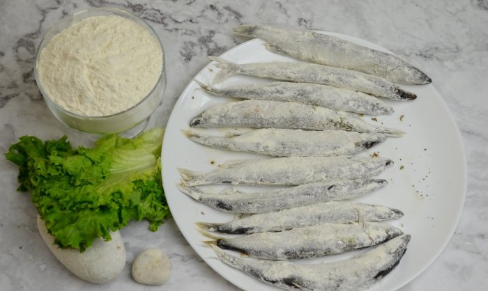 Capelin στο φούρνο