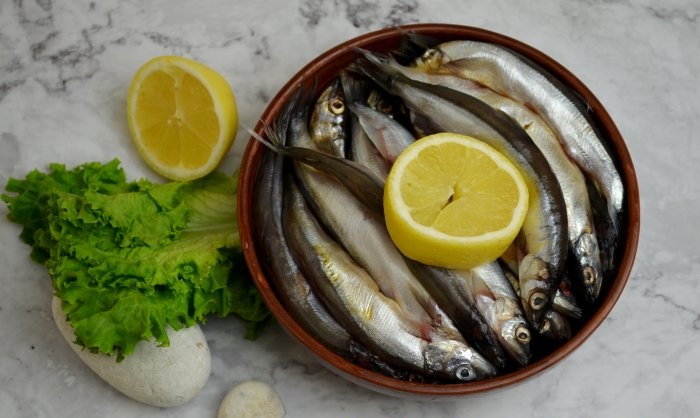 Capelin στο φούρνο