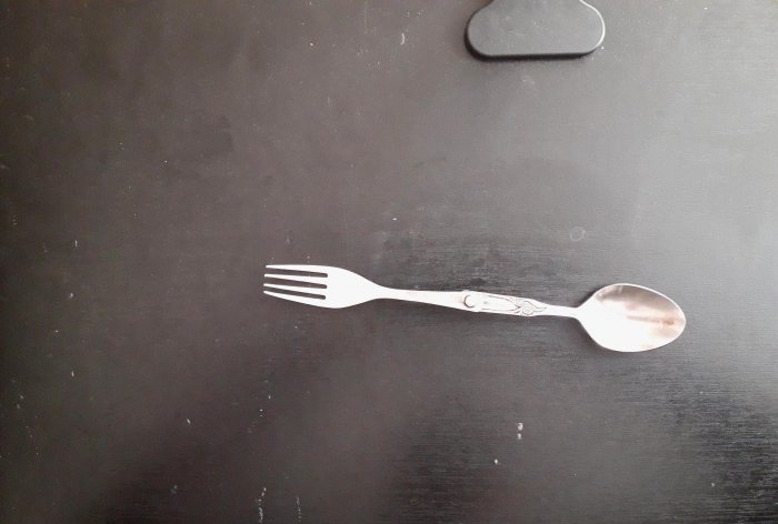 DIY folding fork-spoon