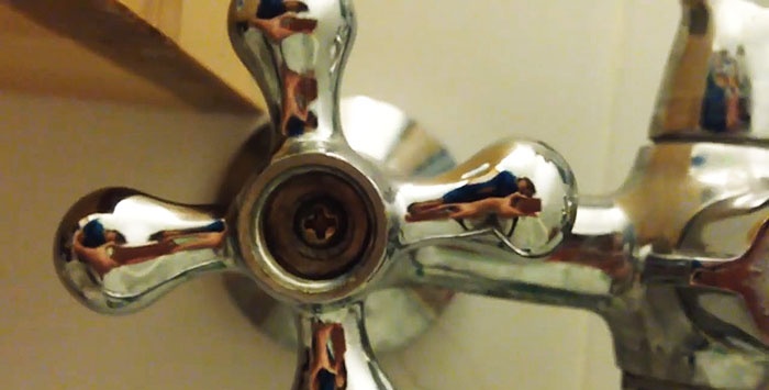 A dripping faucet, how to fix a water leak