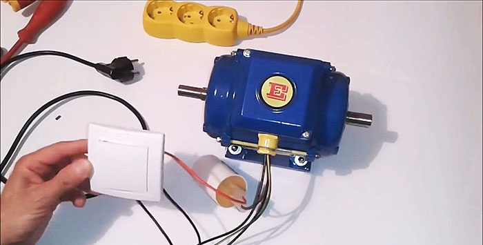 Menyambungkan motor elektrik tiga fasa ke rangkaian fasa tunggal