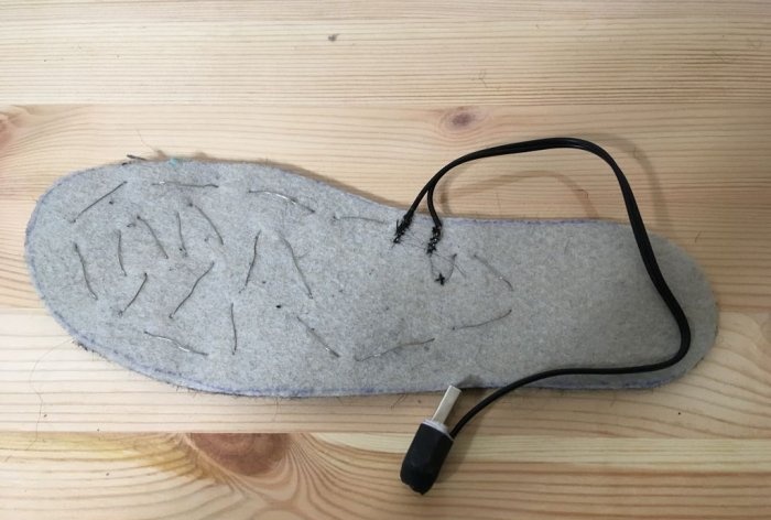 DIY heated insoles