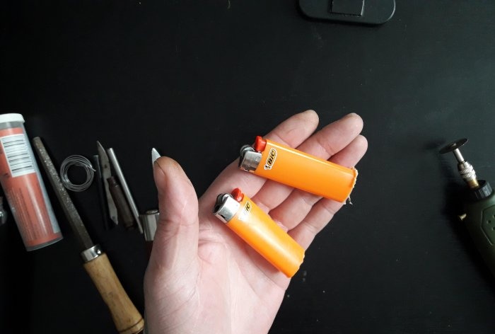 Flint made from empty lighters