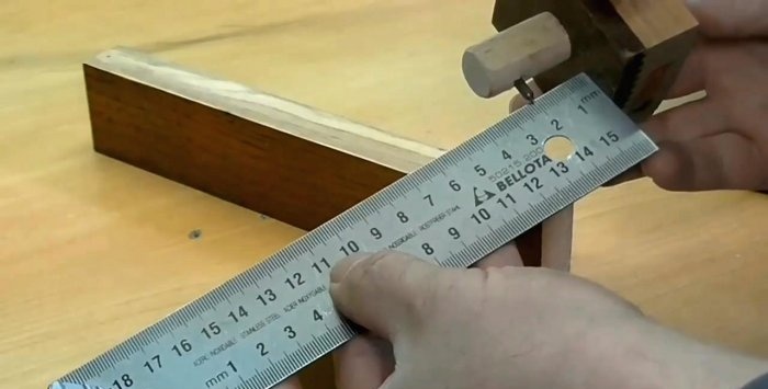 Réalisation d'une douille à tenon à l'aide d'une perceuse