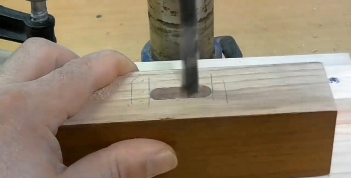 Fazendo um soquete de espiga usando uma furadeira