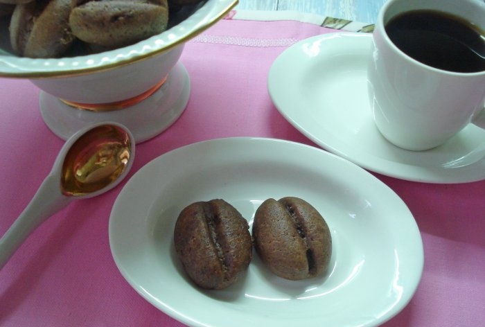 Biscoitos originais para os amantes do café