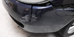 How to repair a crack on a car bumper?