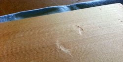 How to remove a dent in wood