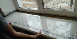 Cara memasang ambang tingkap jika tingkap sudah berdiri