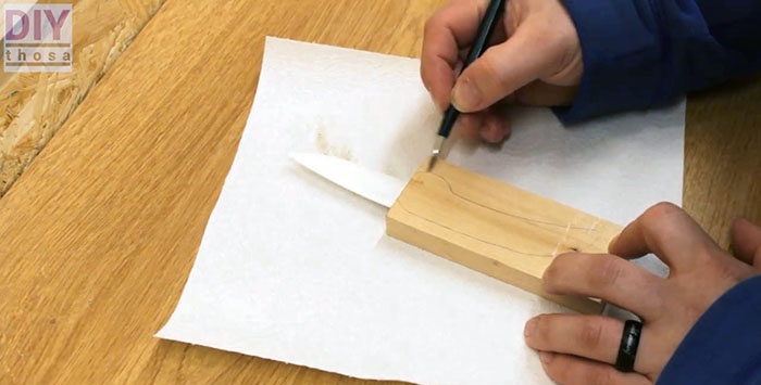 Jak zrobić prostą rękojeść na złamany nóż