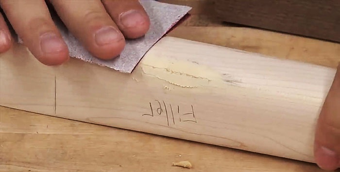 Cómo eliminar los defectos de la carpintería.