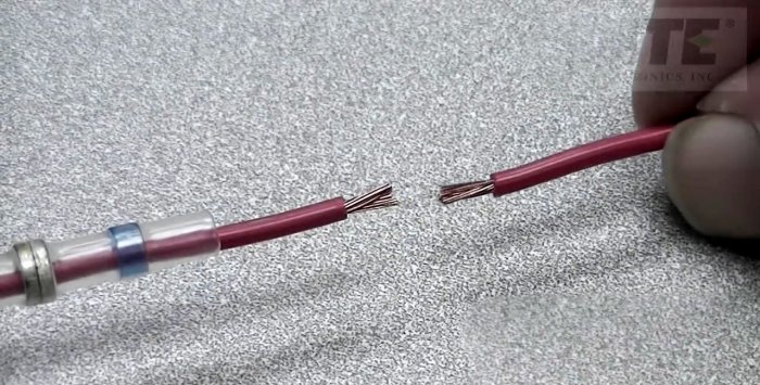Иновативен начин за свързване на два проводника