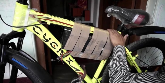 Výkonný DIY elektrobicykel