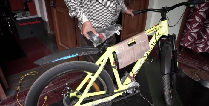 Erőteljes barkács elektromos kerékpár