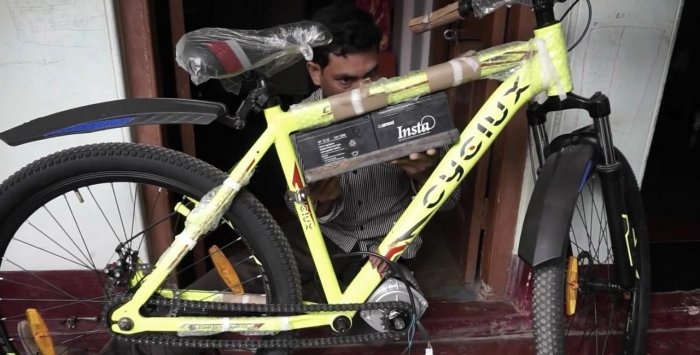 Bicicleta elétrica DIY poderosa