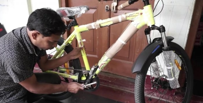 Erőteljes barkács elektromos kerékpár