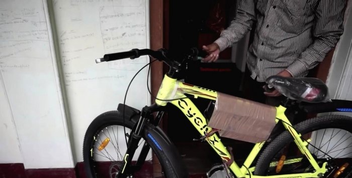 Potężny rower elektryczny typu „zrób to sam”.