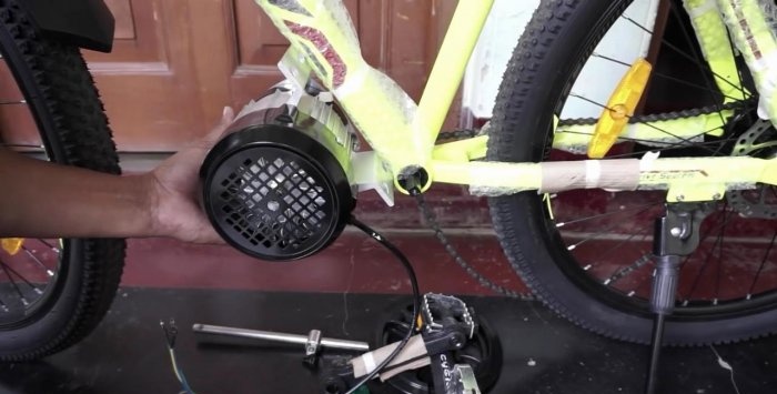 Výkonný DIY elektrobicykel