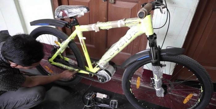 Bicicletă electrică DIY puternică