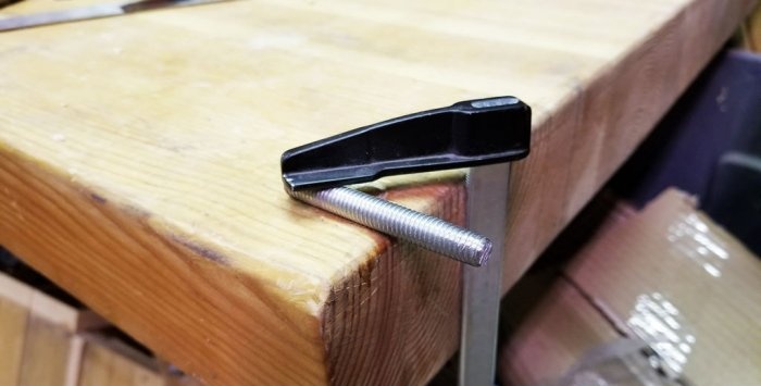 Making a wood tap from a bolt