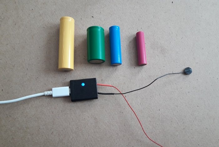 Compact charger for any external batteries