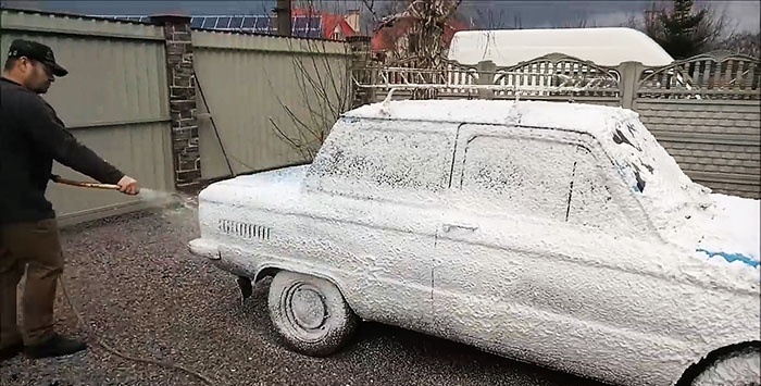 Yangın söndürücüden güçlü köpük jeneratörü