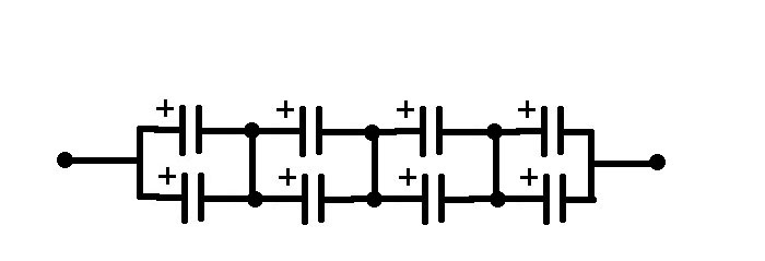 Supercapacitor battery