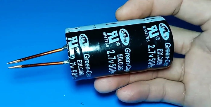 Отпорно заваривање помоћу једног суперкондензатора