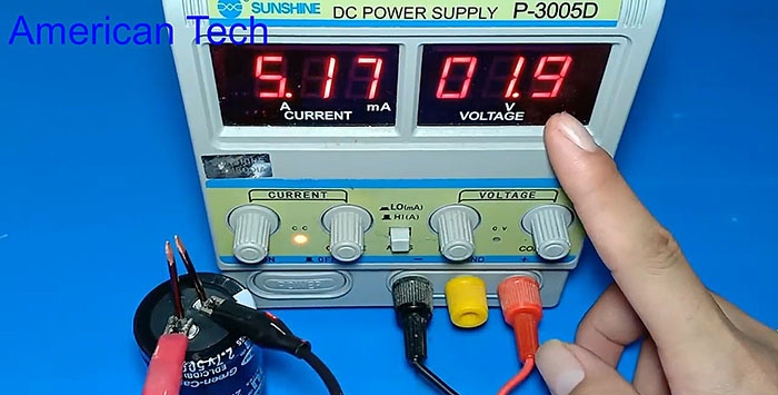 Resistance welding gamit ang isang supercapacitor